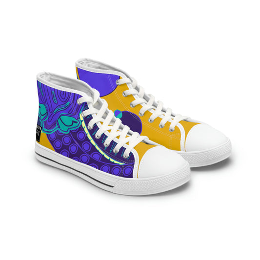 2041 CO WOMEN'S HIGH TOP SNEAKER OCTOPUS - 2041co