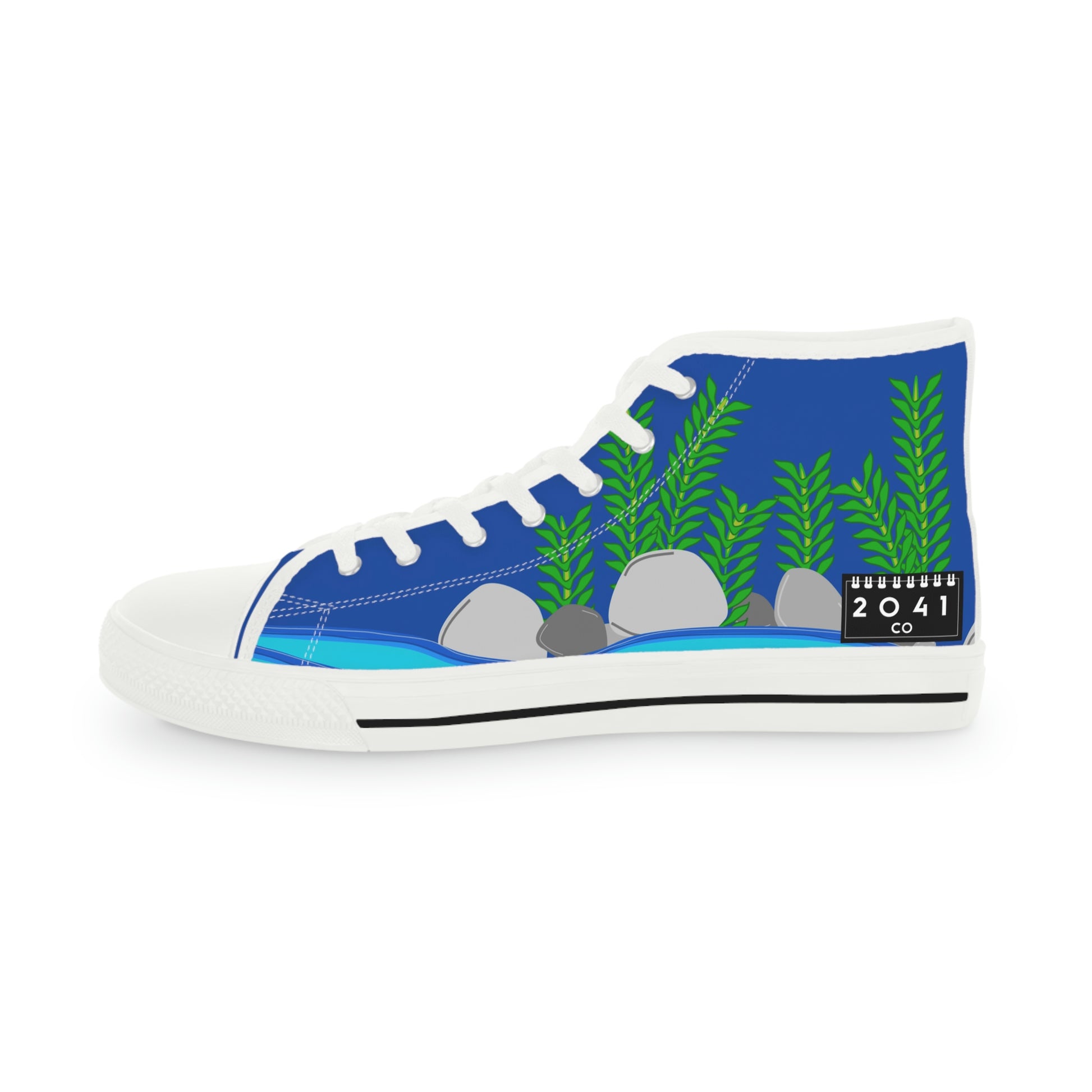 2041 CO MEN'S HIGH TOP SNEAKER | FISH - 2041co