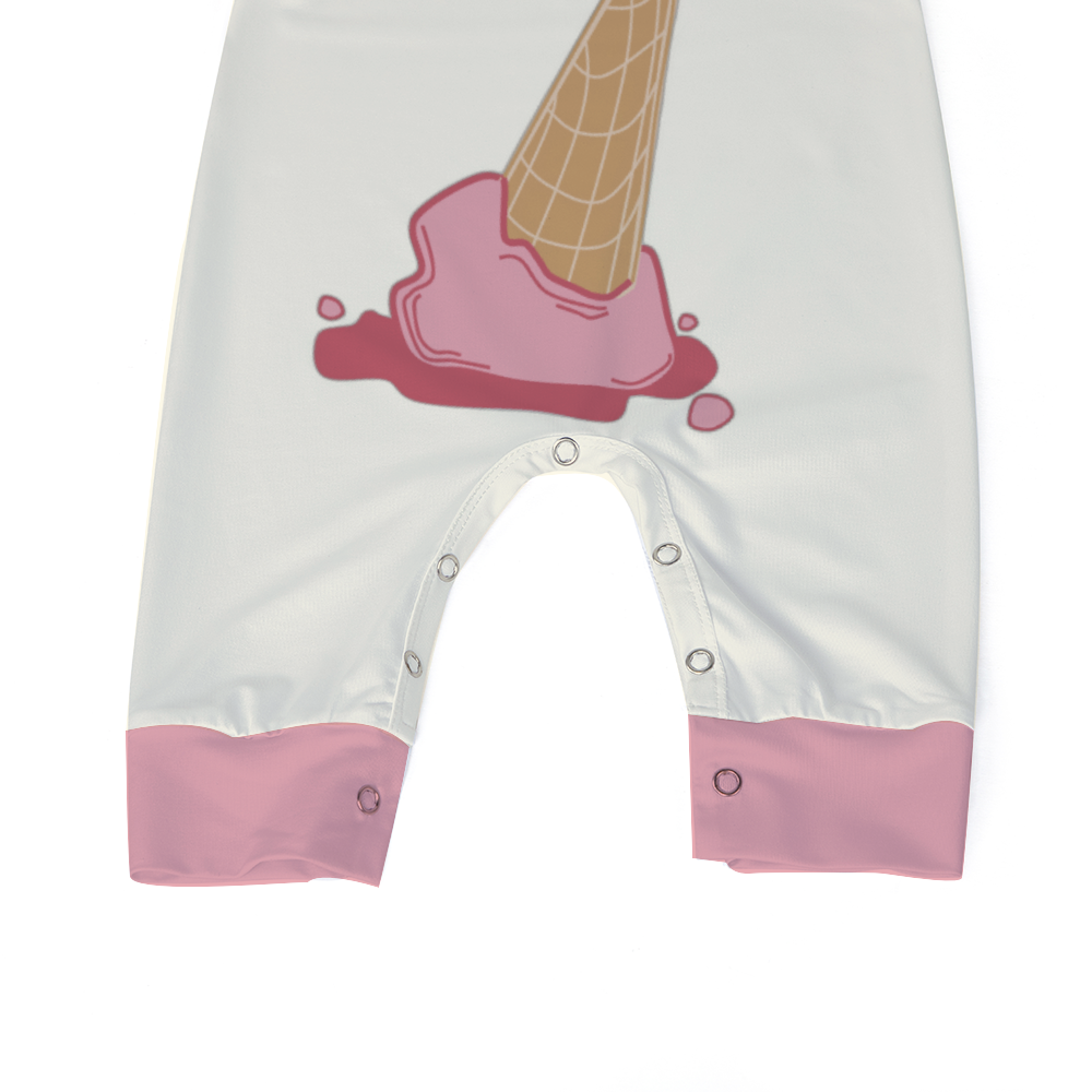 2041 CO BABY LONG ROMPER ICE CREAM | STRAWBERRY - 2041co