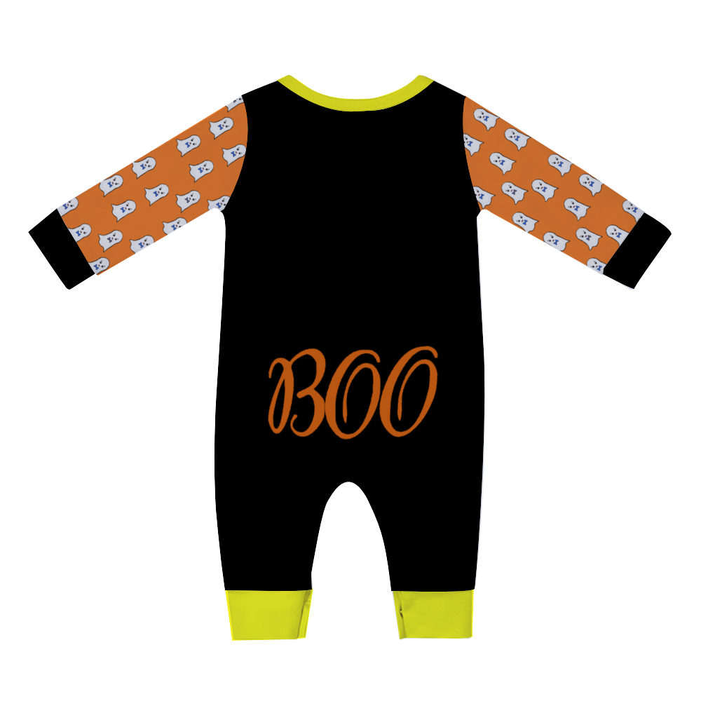 2041 CO BABY LONG ROMPER | GHOST ORANGE