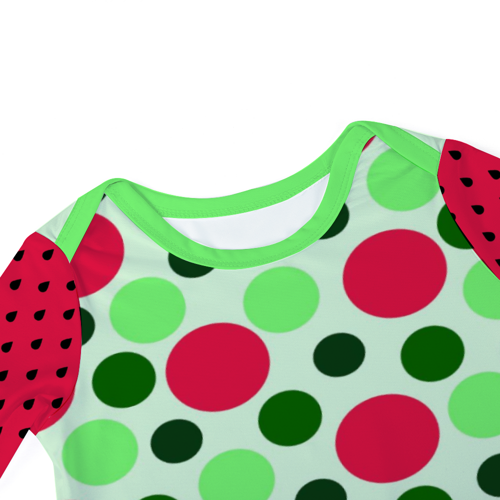 2041 CO BABY LONG ROMPER | WATERMELON SUGAR - 2041co