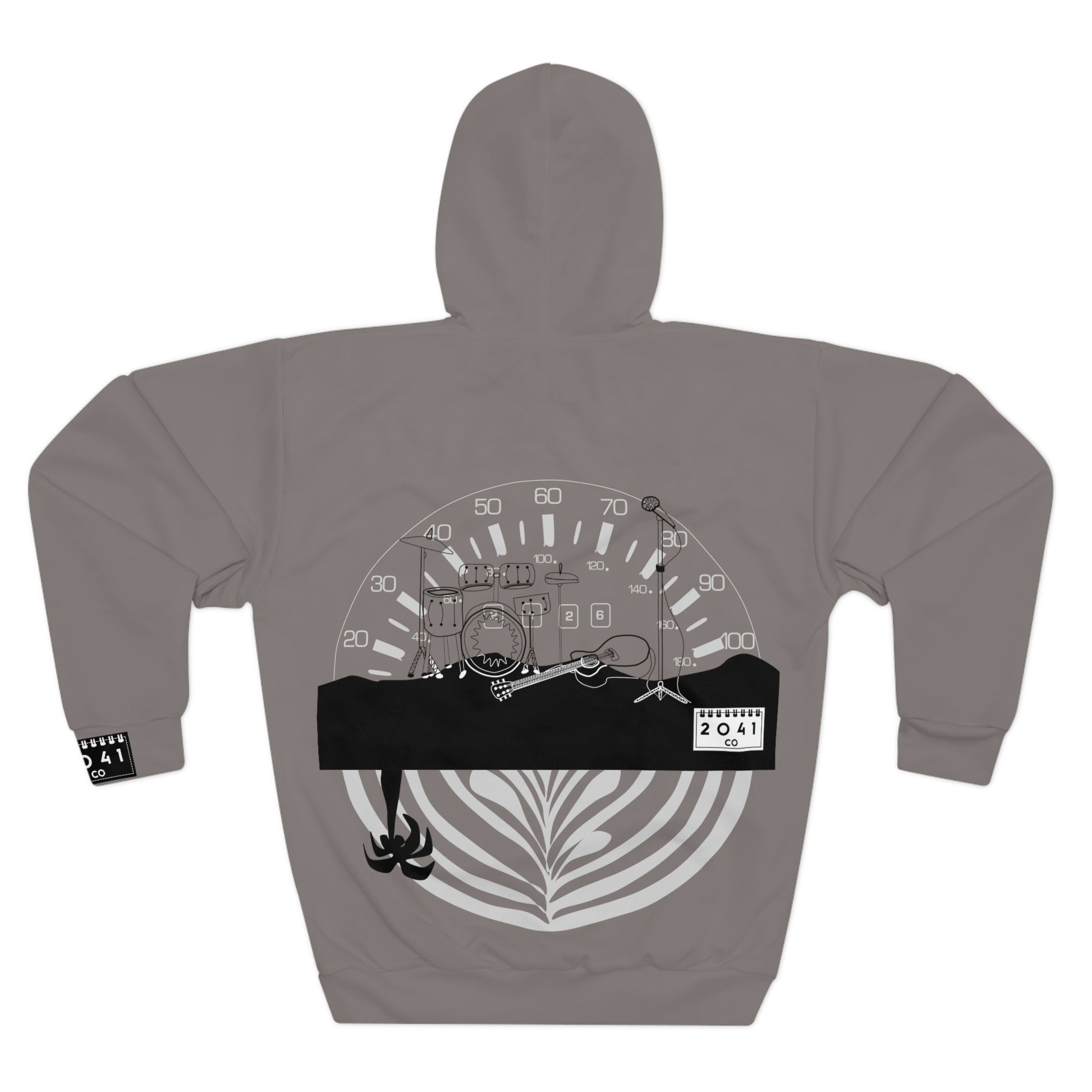 2041 CO UNISEX EVERYDAY HOODIE | LOS ANGELES - GR - 2041co